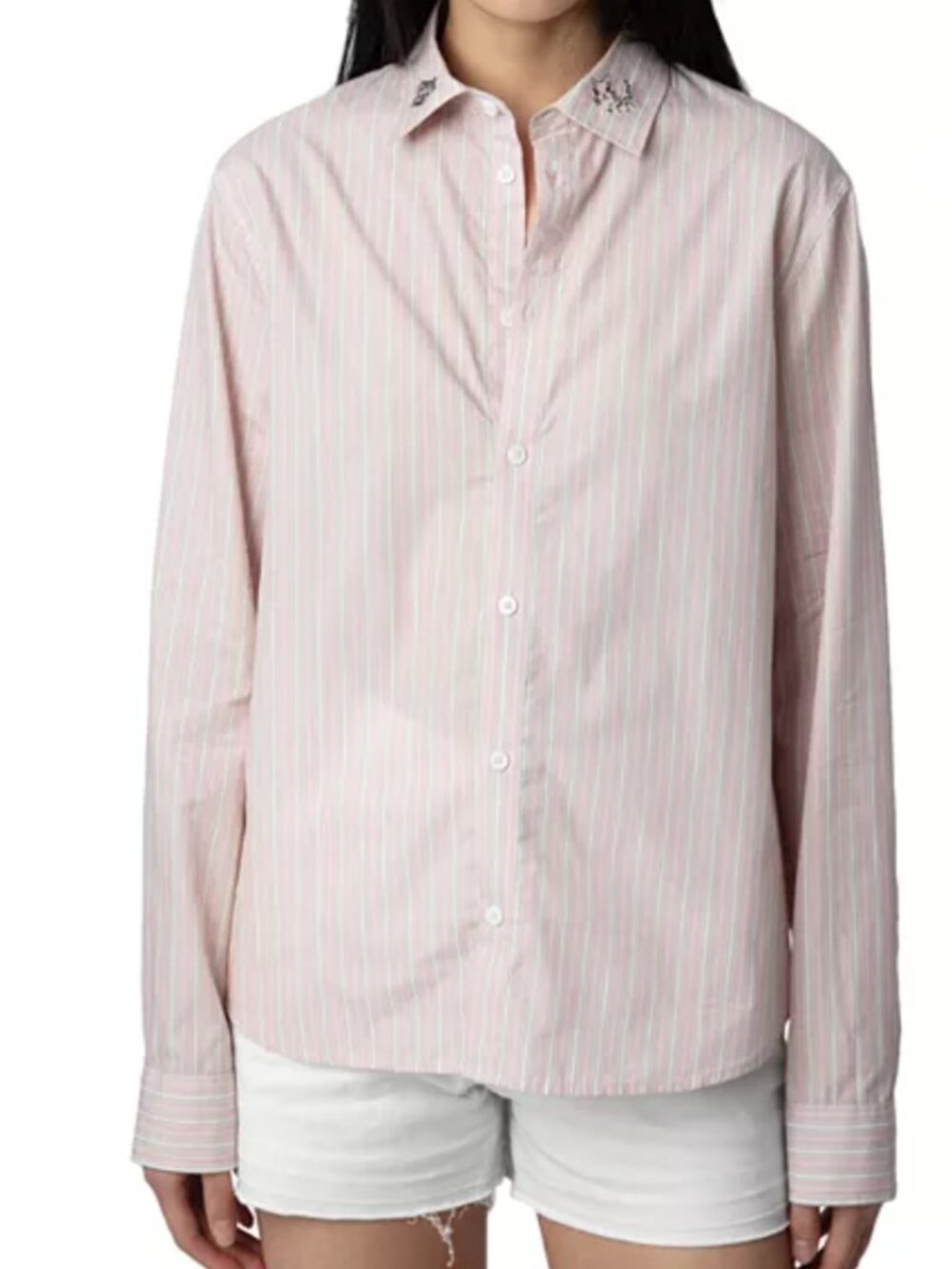 Zadig & Voltaire- Sydna Raye Cool Cat Cotton Shirt
